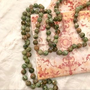 Dean Harris for Target Rhyolite gemstone necklace